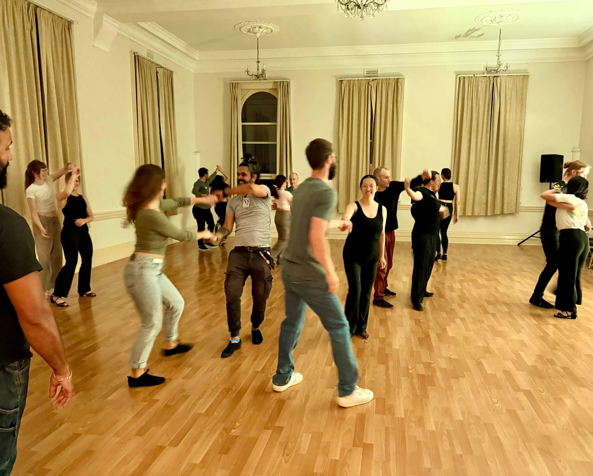 West Coast Swing Dancers