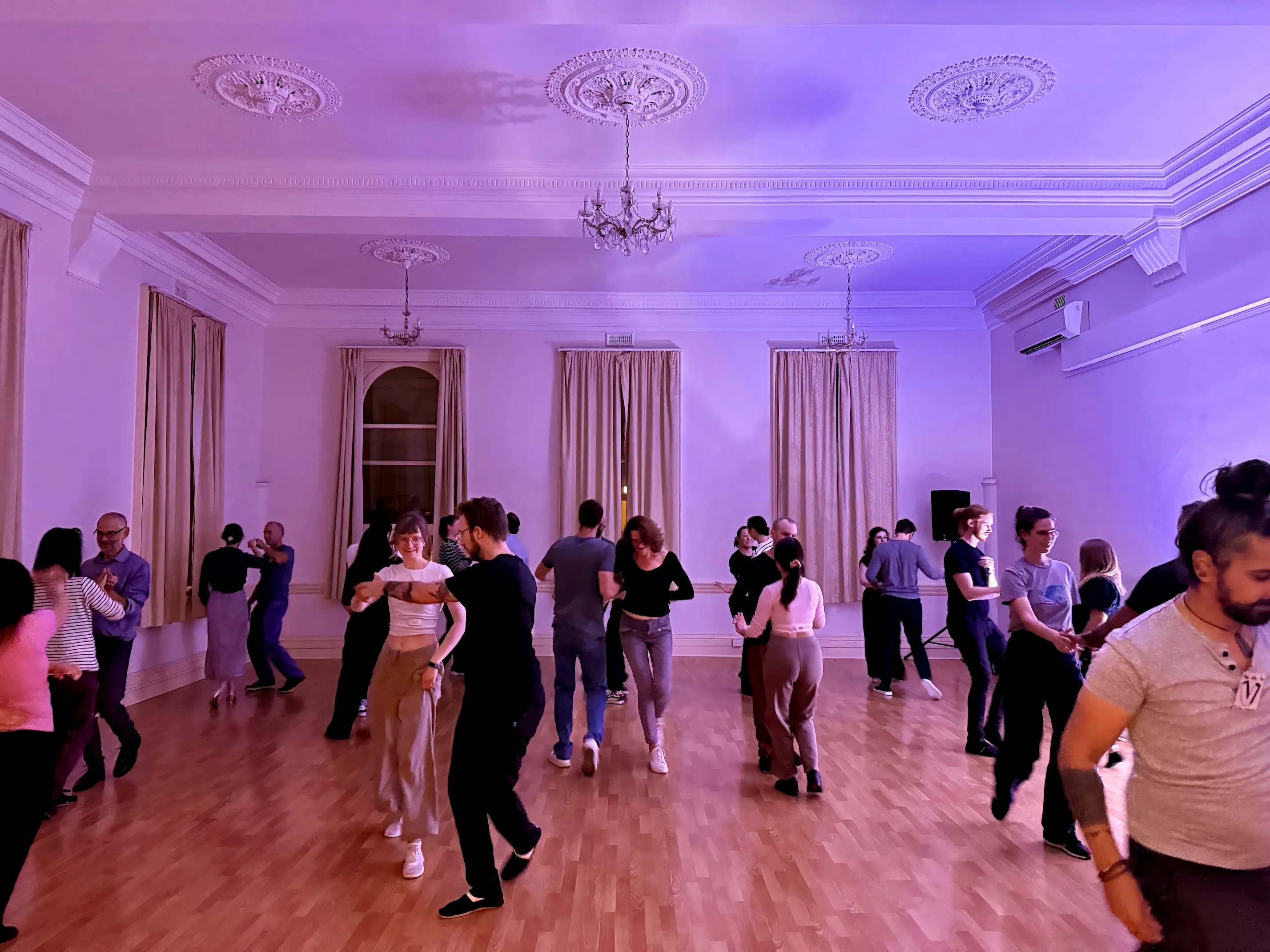 West Coast Swing Dancers